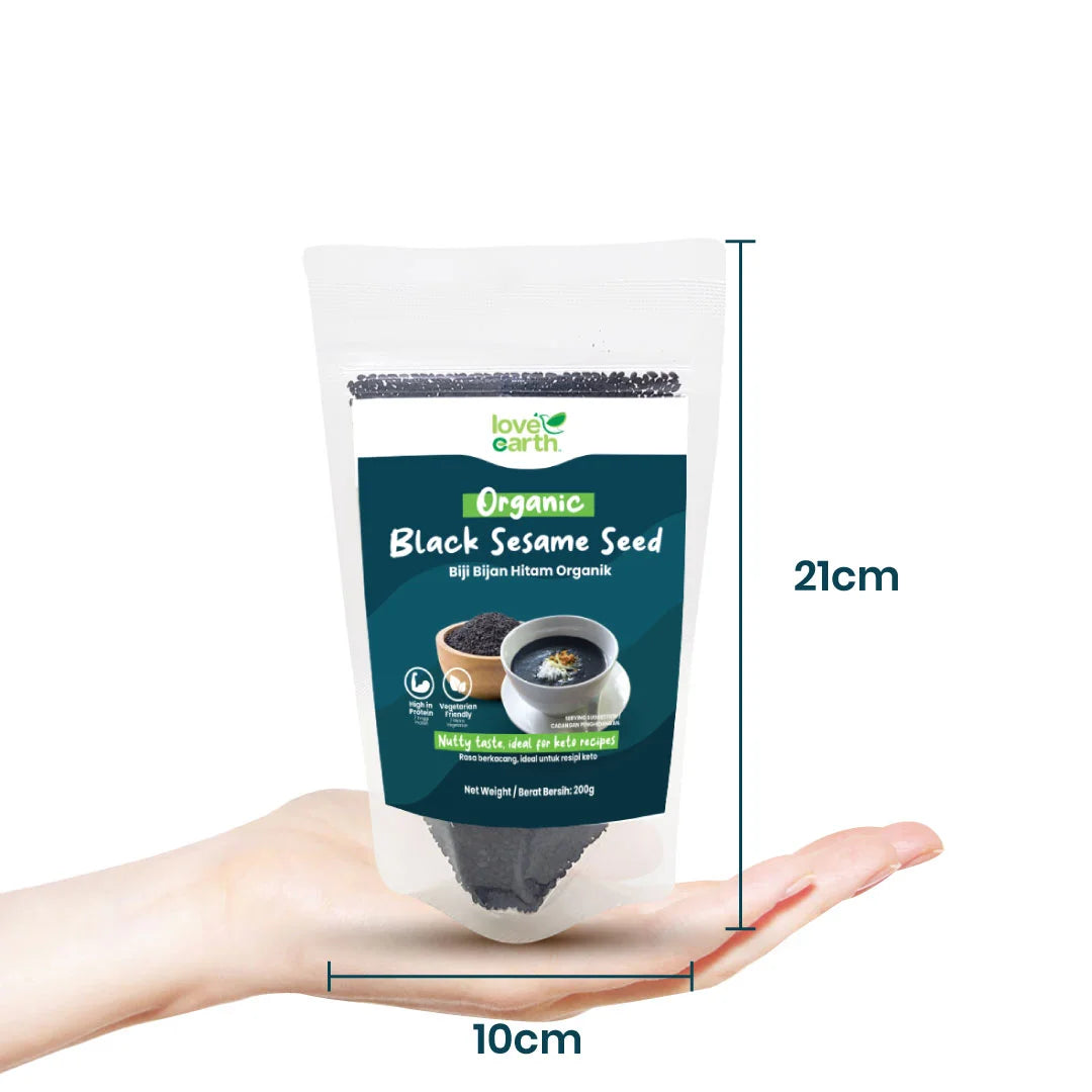 Love Earth Organic Black Sesame Seeds