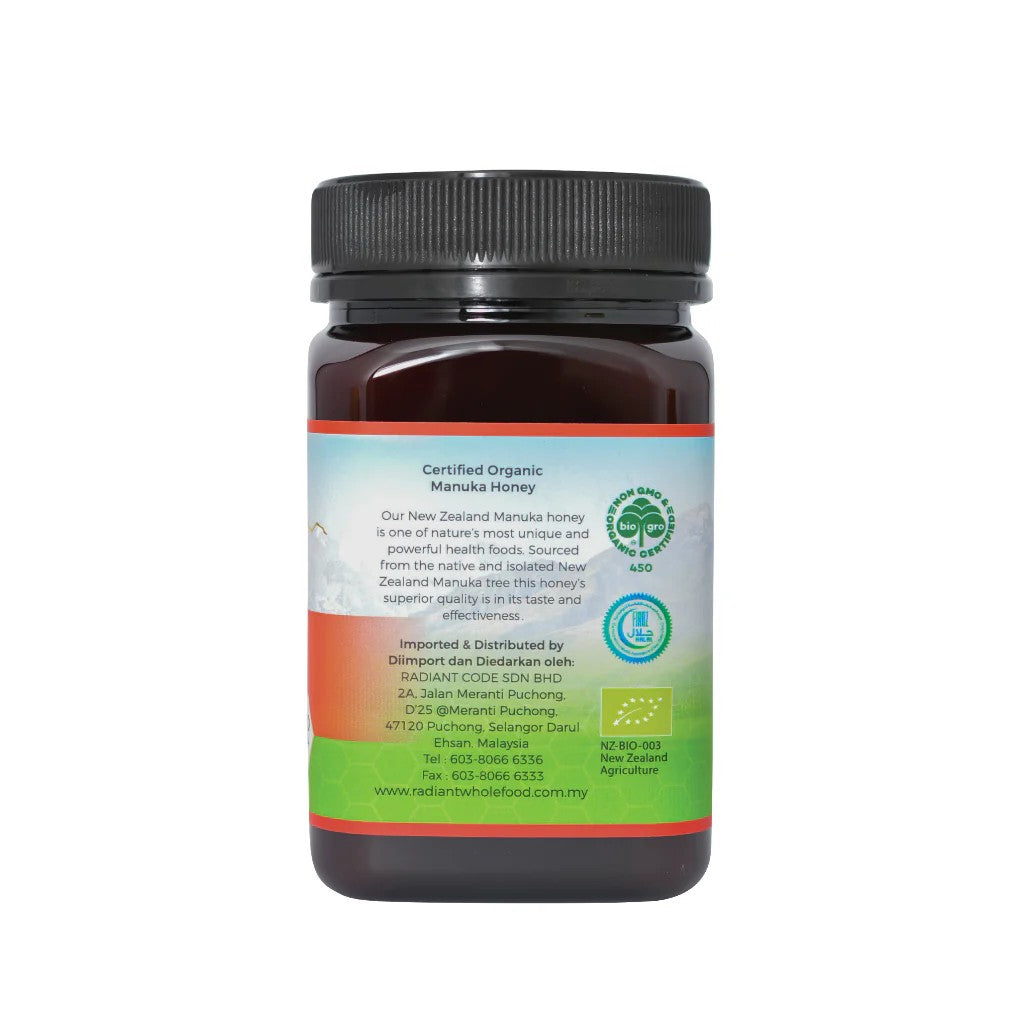 Tranzalpine Organic Manuka Honey MGO 100+ ( Madu Asli New Zealand )
