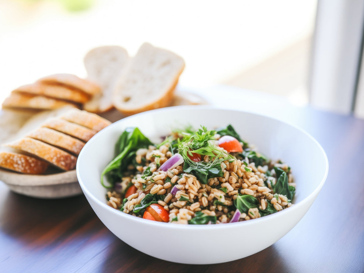 A Fresh and Healthy Meal Idea Using Farro Chip