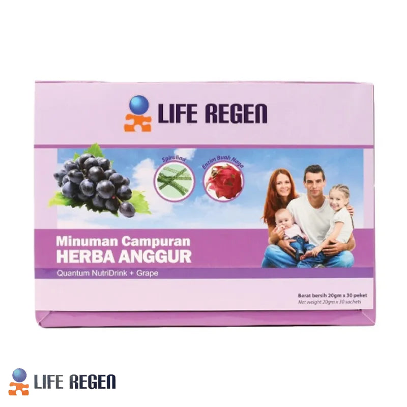 Liquid Nutrition Life Regen Quantum Nutridrink + Grape
