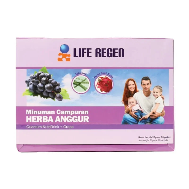Liquid Nutrition Life Regen Quantum Nutridrink + Grape