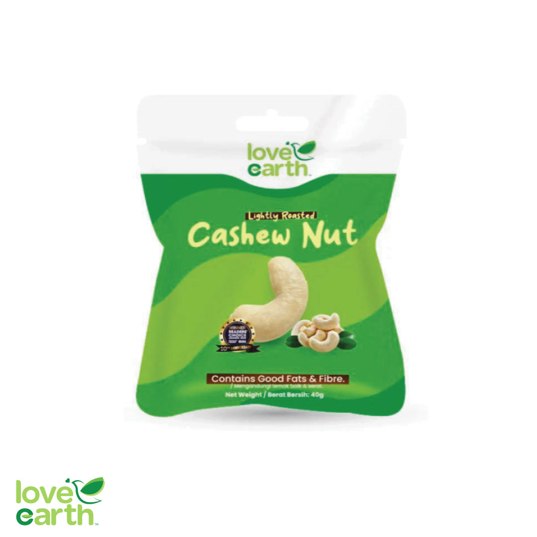 Love Earth Lightly Roasted Cashew Nut Snack Pack