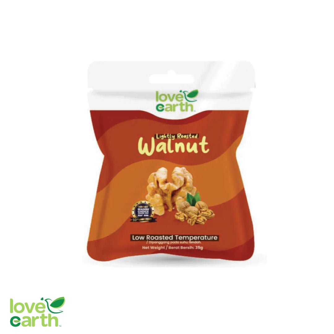 Love Earth Lightly Roasted Walnut Snack Pack