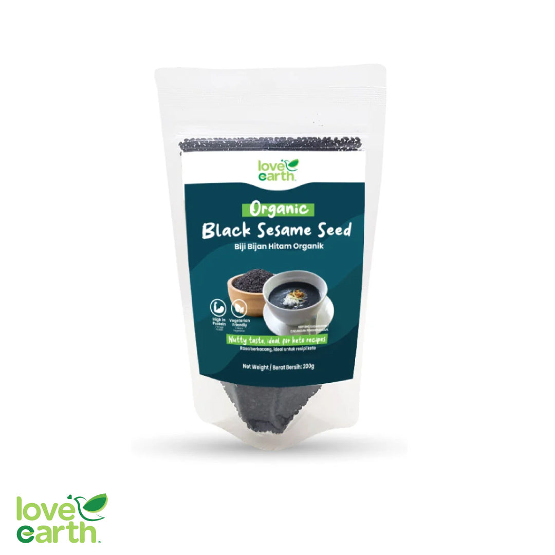 Love Earth Organic Black Sesame Seeds