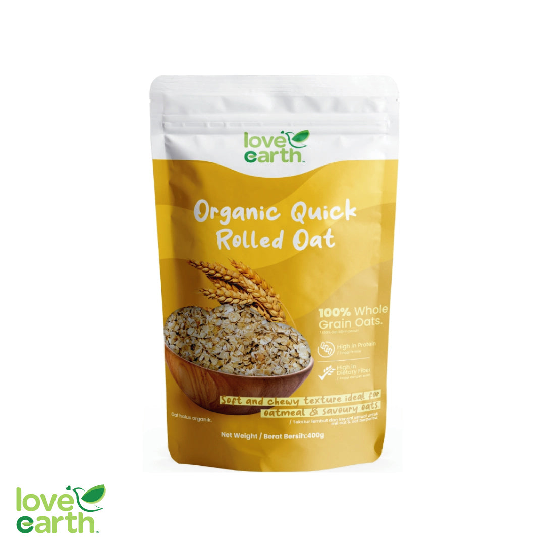 Love Earth Organic Quick Rolled Oat