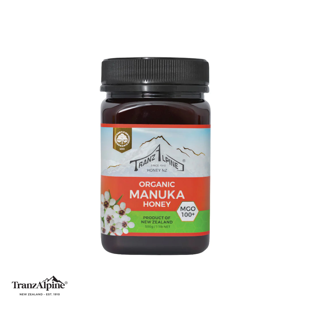 Tranzalpine Organic Manuka Honey MGO 100+ ( Madu Asli New Zealand )