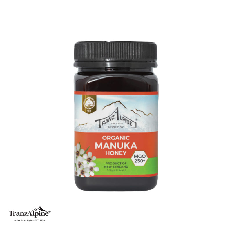 Tranzalpine Organic Manuka Honey MG250+