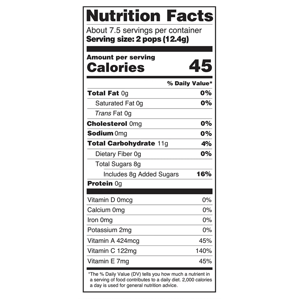 Nutrition Information